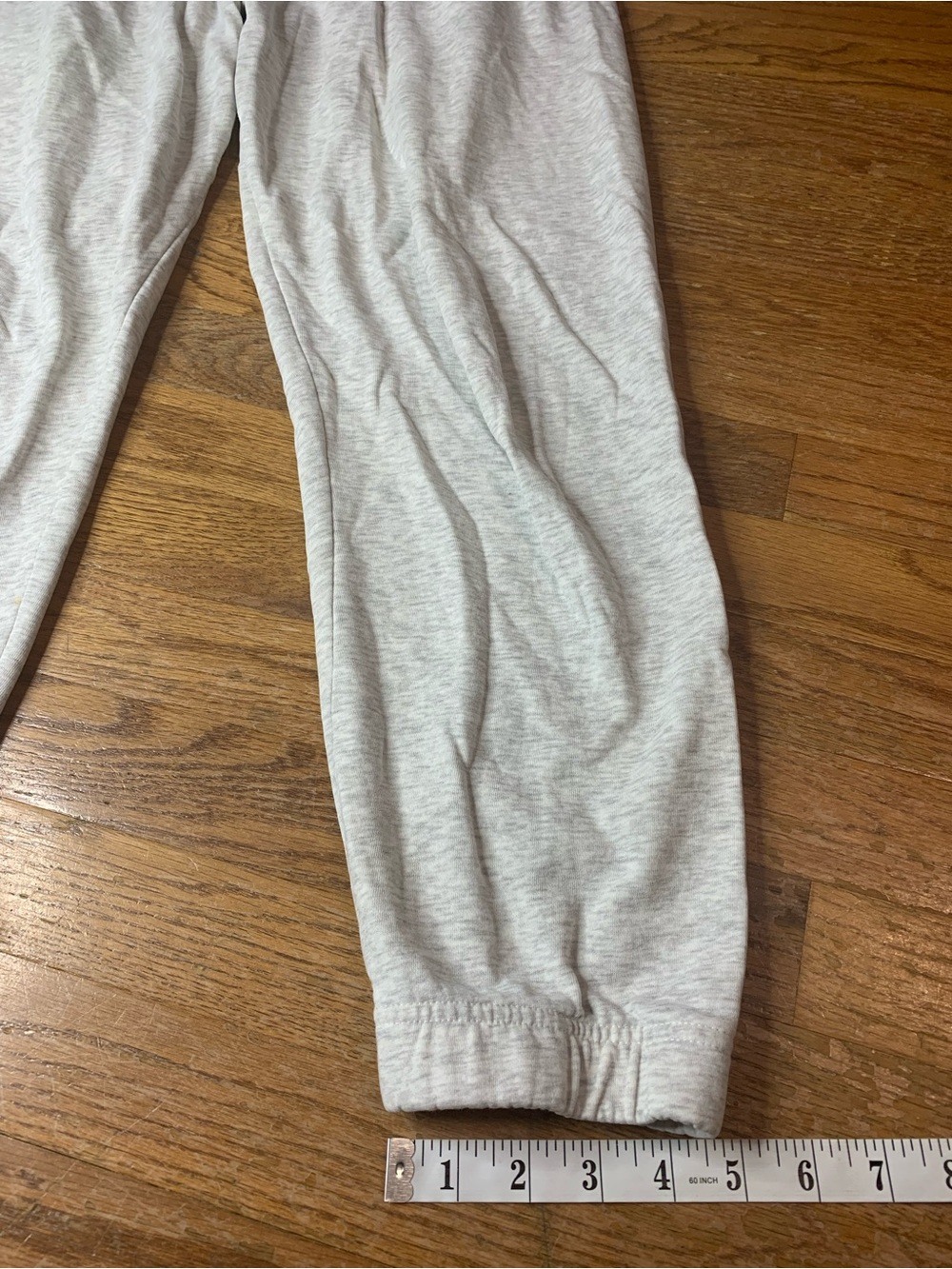 J.O & CO. Heather Gray Fleece Joggers Sweatpants Women's Size L - Picture 8 of 9